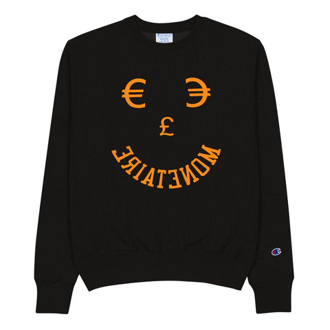 Orange H.A.N.D Sweatshirt - Monétaire Echange